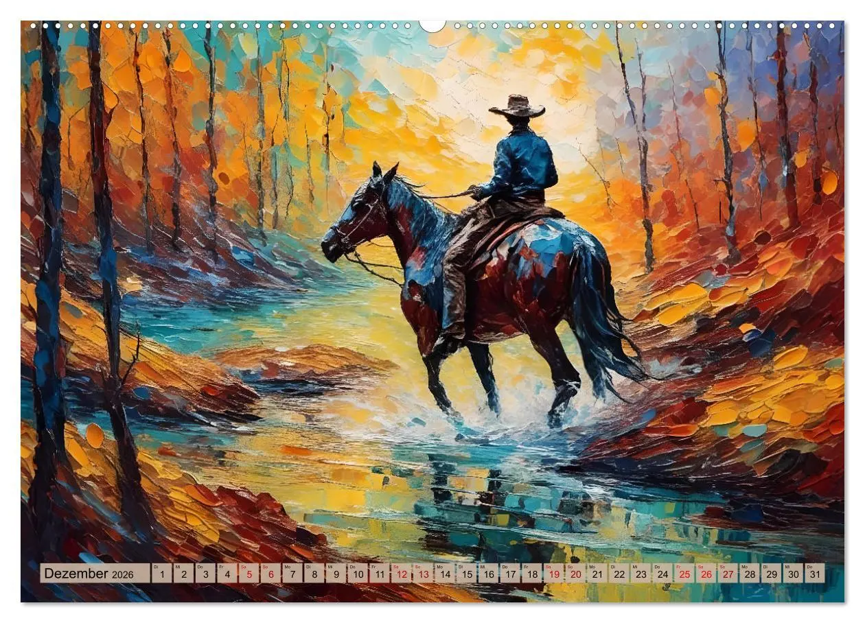 Bild: 9783457385333 | Wild West Moments (Wandkalender 2026 DIN A2 quer), CALVENDO...
