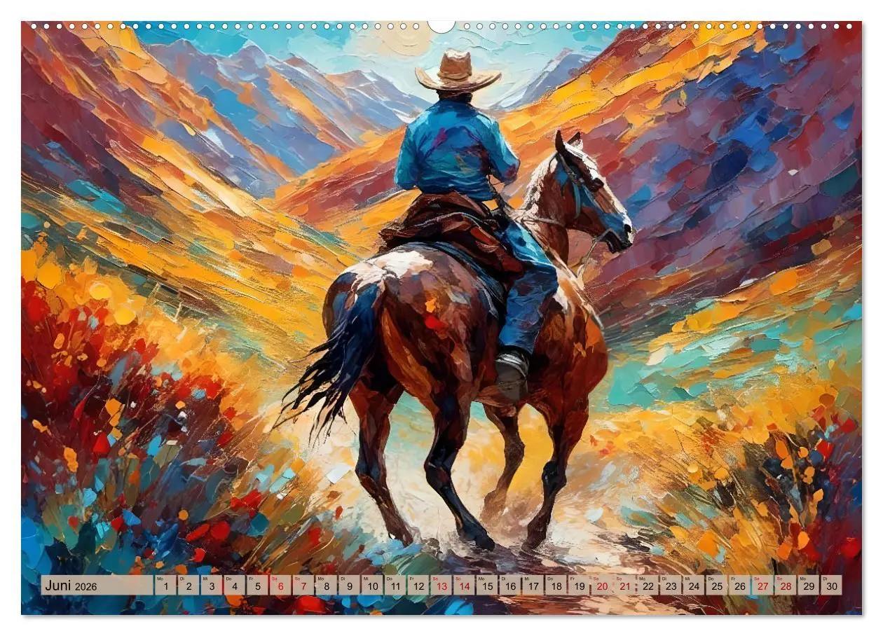 Bild: 9783457385333 | Wild West Moments (Wandkalender 2026 DIN A2 quer), CALVENDO...