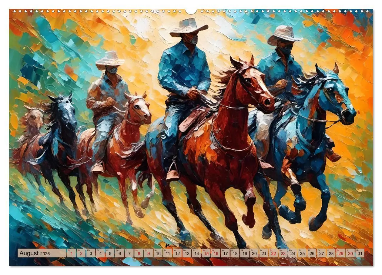 Bild: 9783457385333 | Wild West Moments (Wandkalender 2026 DIN A2 quer), CALVENDO...
