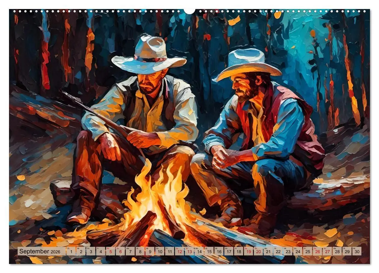 Bild: 9783457385333 | Wild West Moments (Wandkalender 2026 DIN A2 quer), CALVENDO...