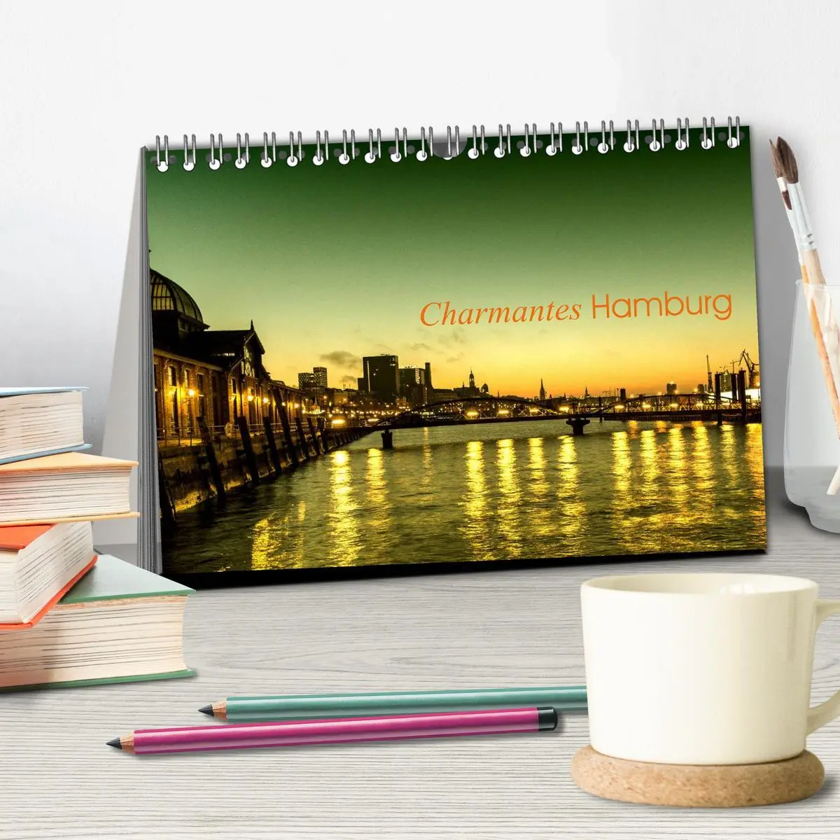 Bild: 9783516095333 | Charmantes Hamburg (Tischkalender 2026 DIN A5 quer), CALVENDO...