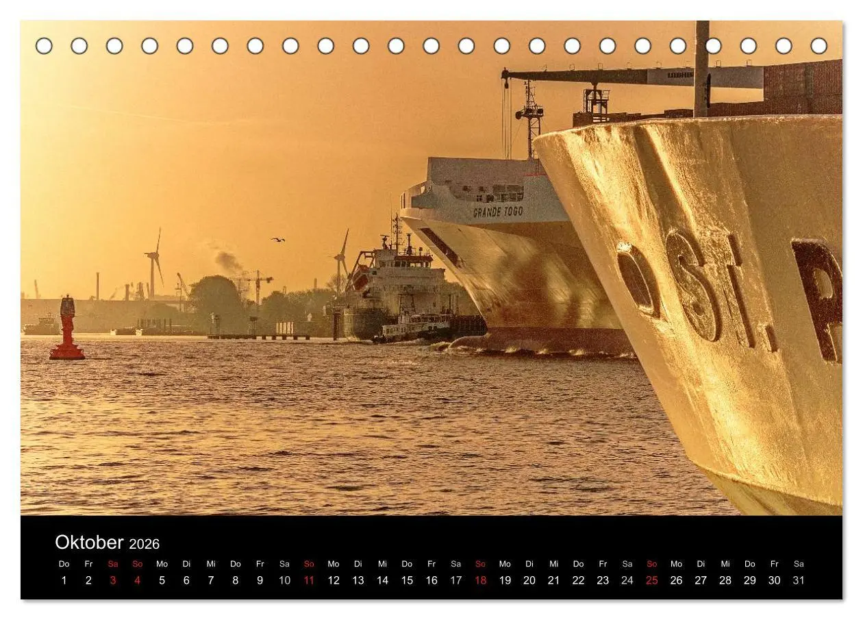 Bild: 9783516095333 | Charmantes Hamburg (Tischkalender 2026 DIN A5 quer), CALVENDO...