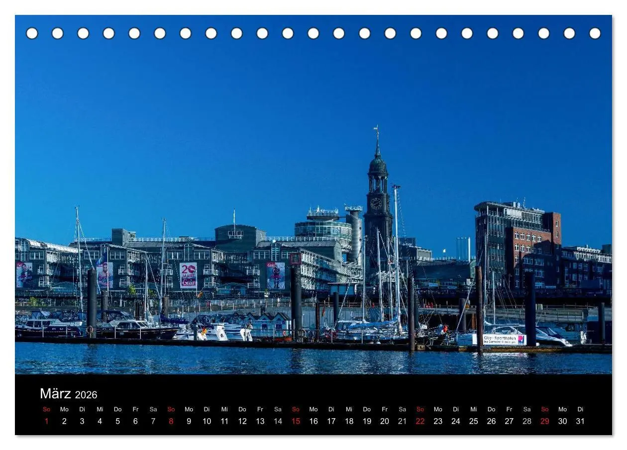 Bild: 9783516095333 | Charmantes Hamburg (Tischkalender 2026 DIN A5 quer), CALVENDO...