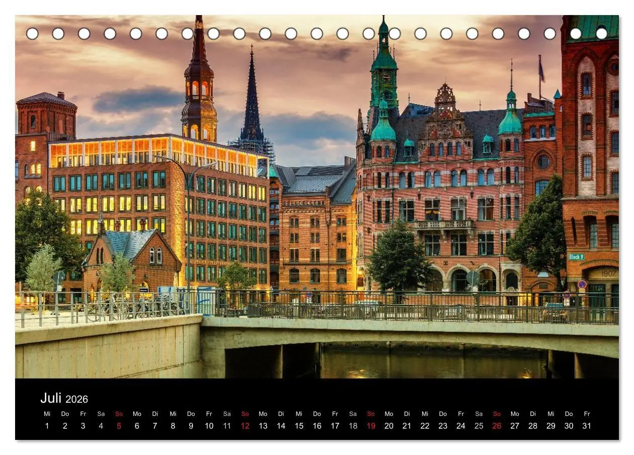 Bild: 9783516095333 | Charmantes Hamburg (Tischkalender 2026 DIN A5 quer), CALVENDO...
