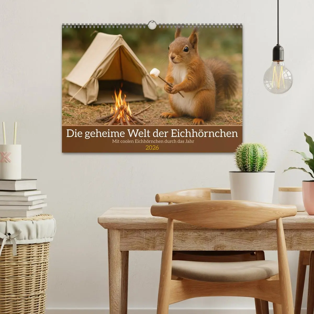 Bild: 9783516235333 | Die geheime Welt der Eichhörnchen (Wandkalender 2026 DIN A3 quer),...