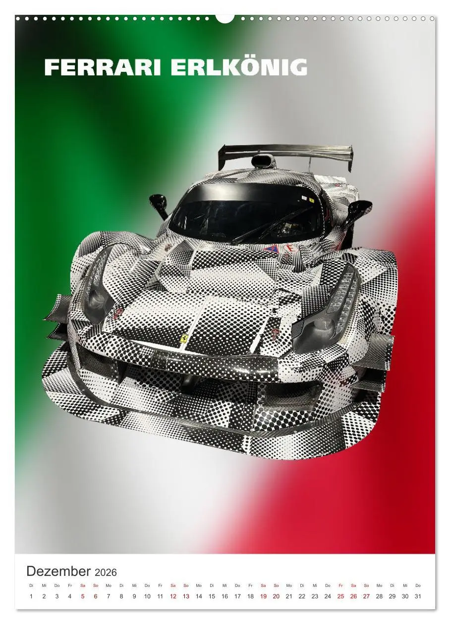 Bild: 9783516305333 | Il Mondo Ferrari (Wandkalender 2026 DIN A2 hoch), CALVENDO...
