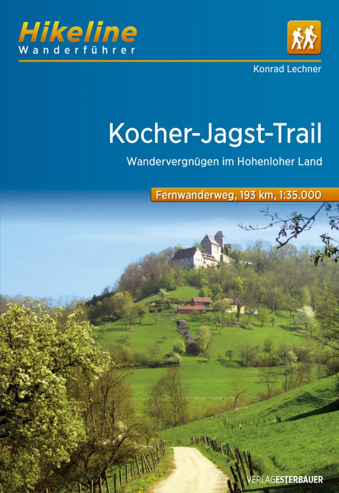 Cover: 9783850005333 | Fernwanderweg Kocher-Jagst-Trail 1 : 35 000 | Esterbauer Verlag | 2015