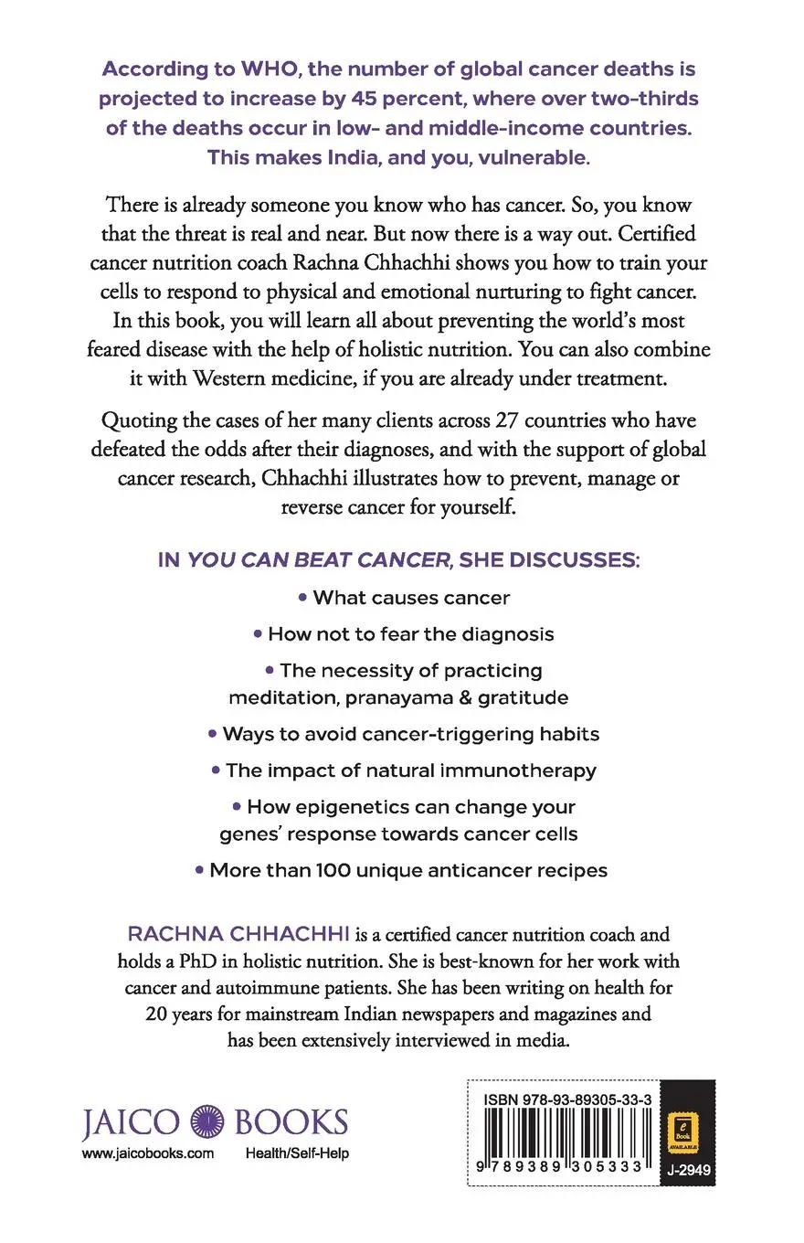 Rückseite: 9789389305333 | You Can Beat Cancer | Rachna Chhachhi | Taschenbuch | Englisch | 2020