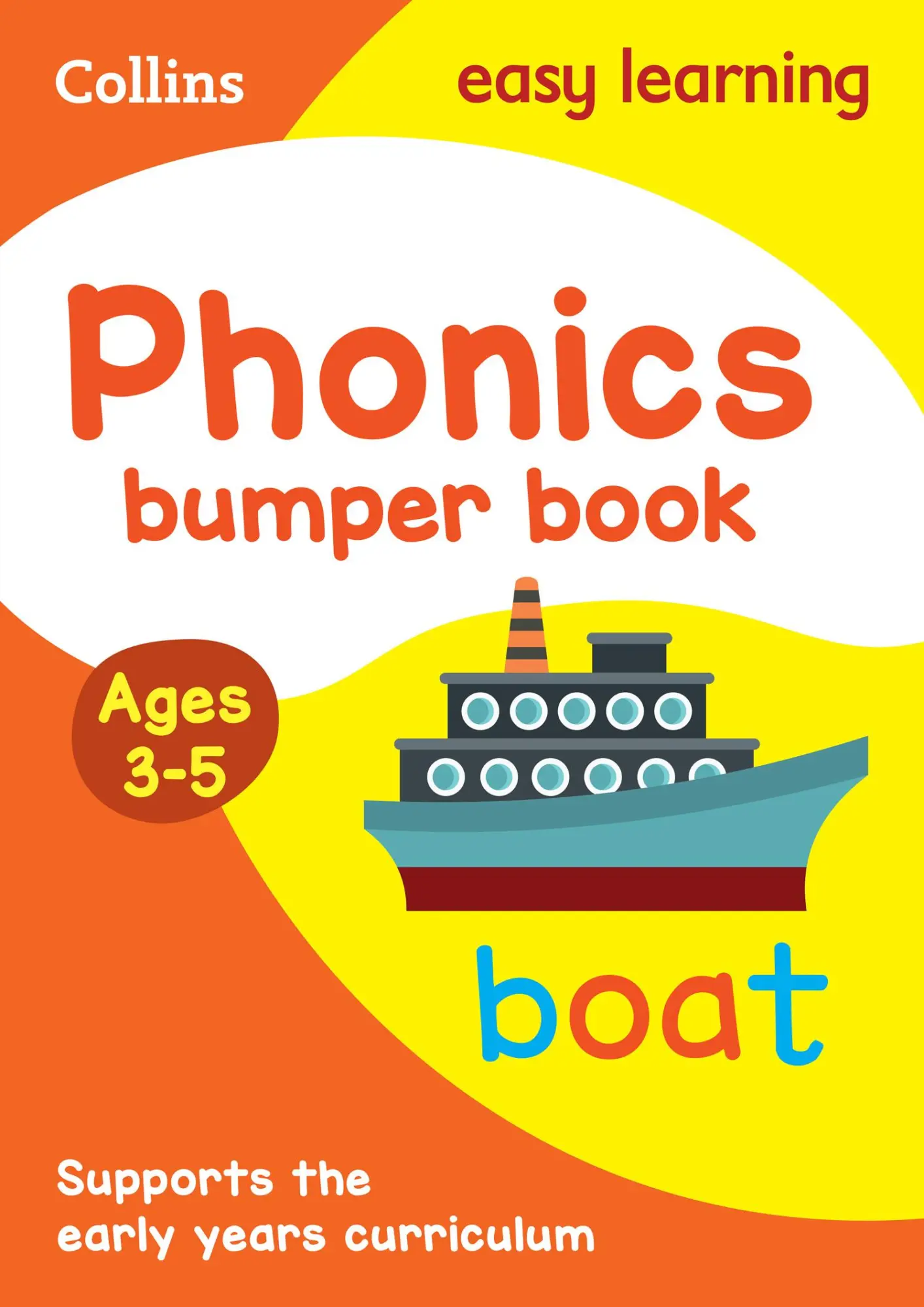 Cover: 9780008275433 | Phonics Bumper Book Ages 3-5 | Ideal for Home Learning | Learning Cover: 9780008275433 | Phonics Bumper Book Ages 3-5 | Ideal for Home Learning | Learning