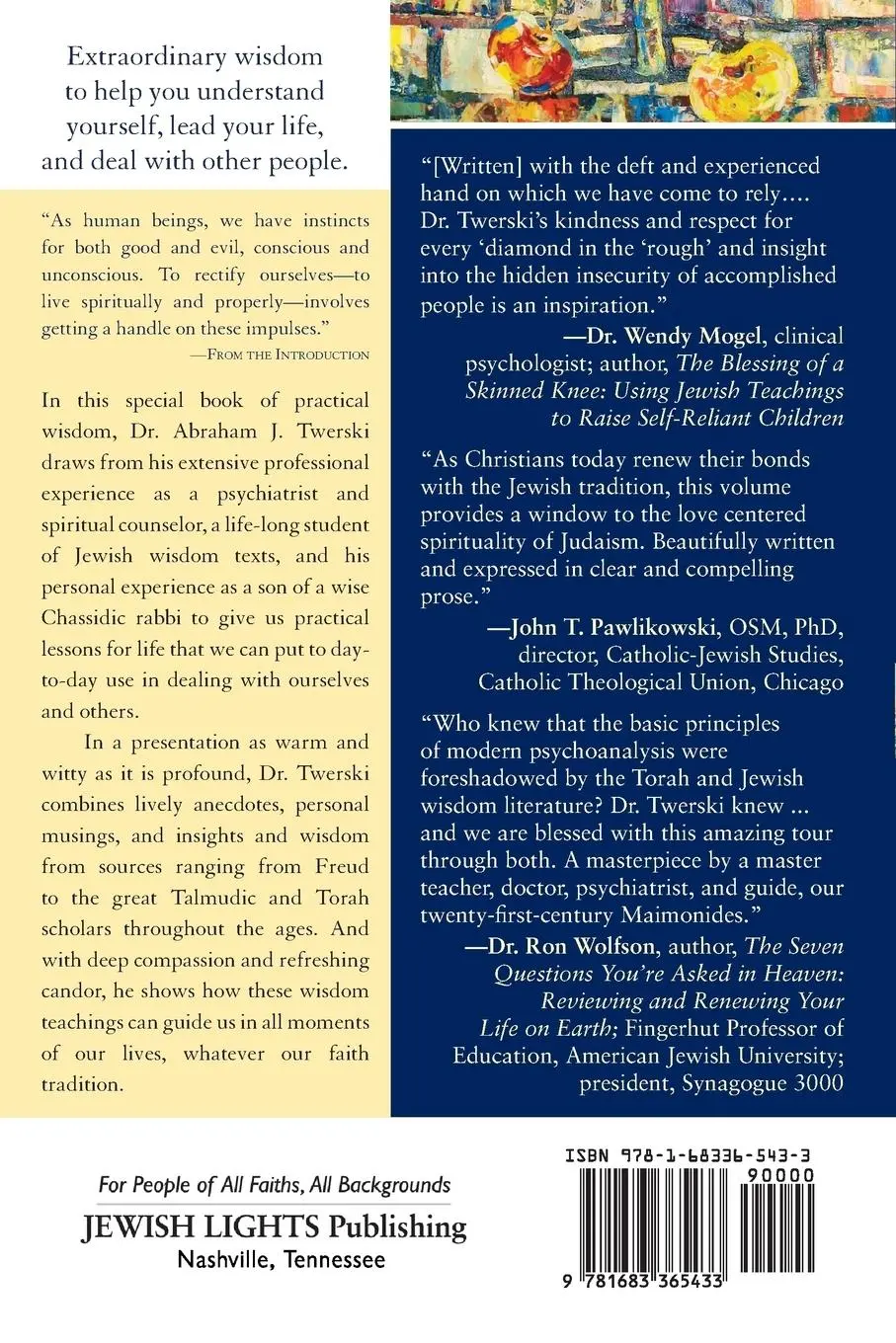 Rückseite: 9781683365433 | A Formula for Proper Living | Practical Lessons from Life and Torah