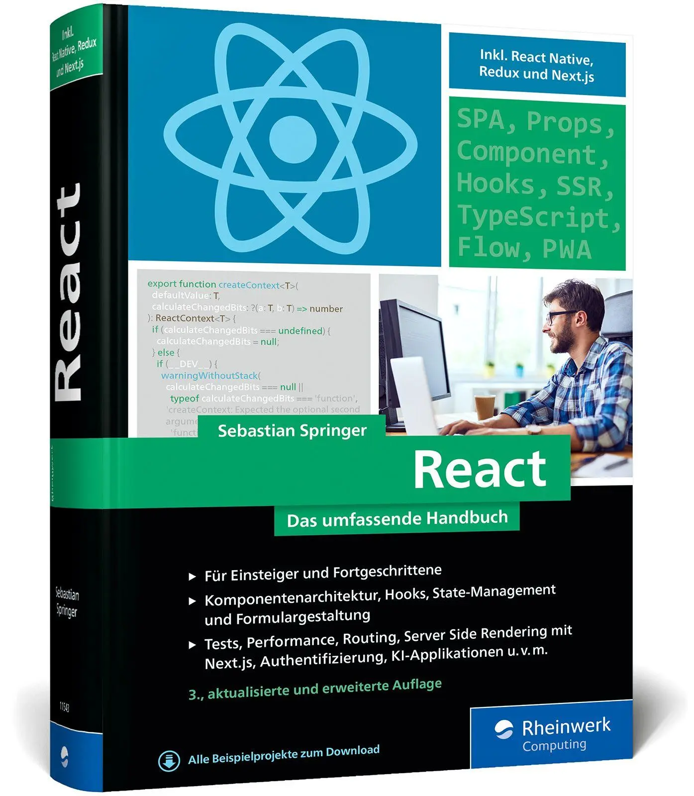 Cover: 9783367115433 | React | Das umfassende Handbuch | Sebastian Springer | Buch | 788 S.