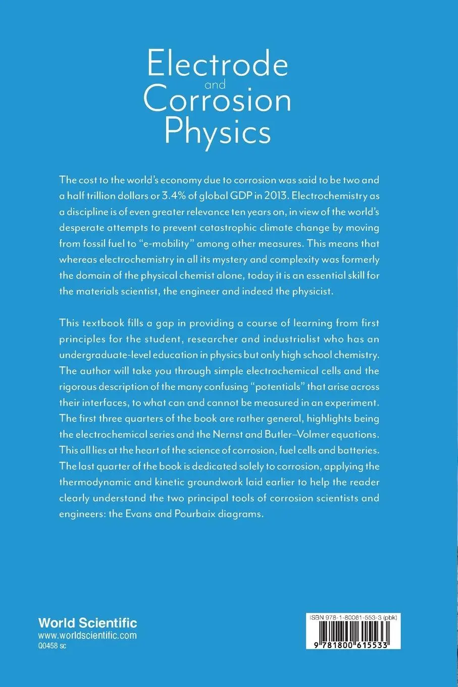 Rückseite: 9781800615533 | ELECTRODE AND CORROSION PHYSICS | Anthony T Paxton | Taschenbuch