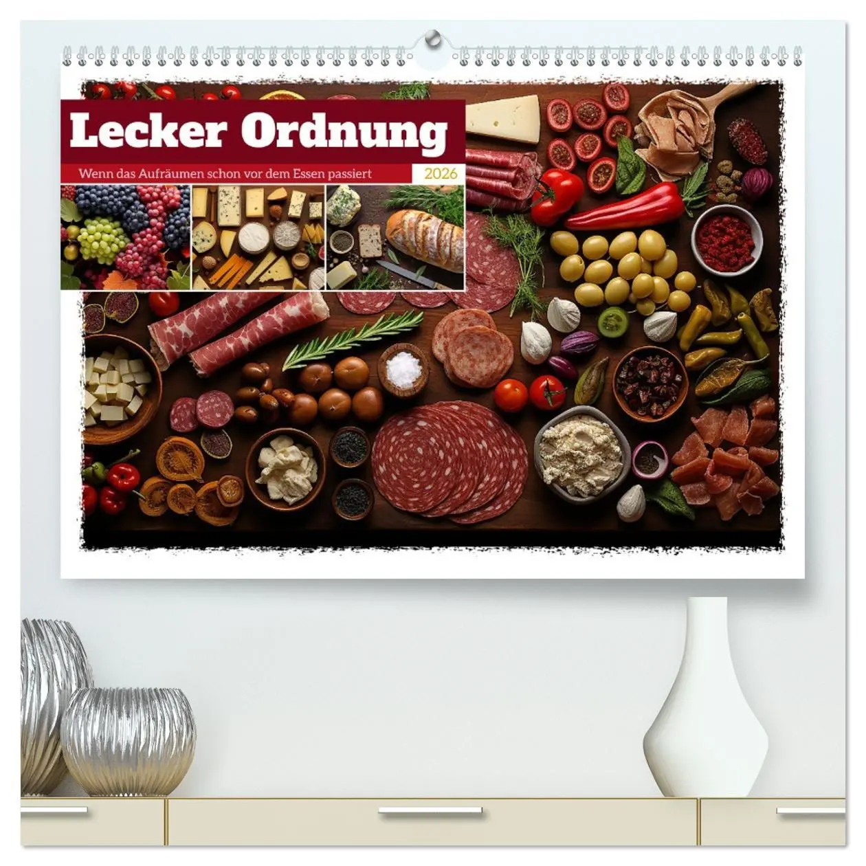 Cover: 9783457505533 | Lecker Ordnung (hochwertiger Premium Wandkalender 2026 DIN A2...