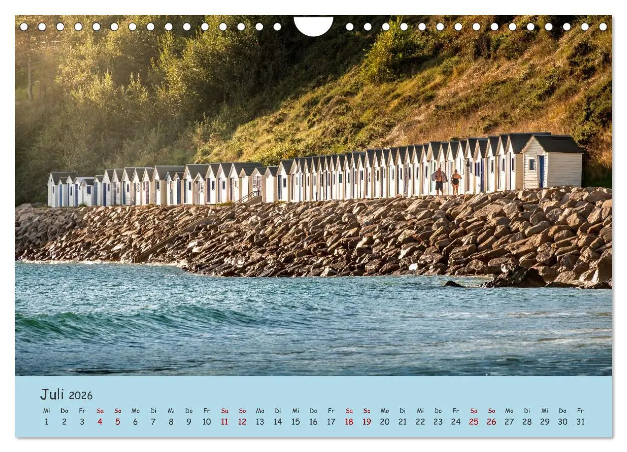 Bild: 9783516215533 | Unterwegs in der Normandie (Wandkalender 2026 DIN A4 quer),...