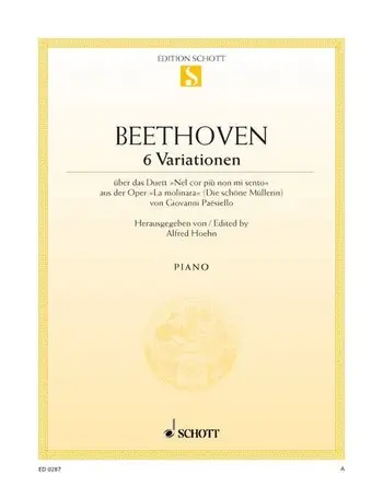 Cover: 9790001085533 | 6 Variationen G-Dur | Ludwig van Beethoven | Buch | 8 S. | Deutsch