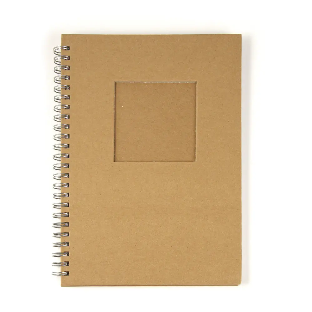 Notizbuch, mit Passepartoutstanzung, HF,