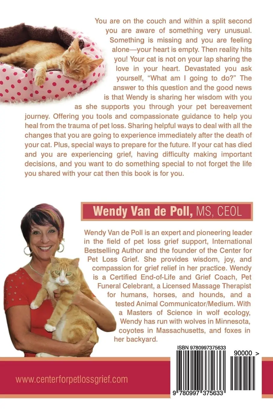 Rückseite: 9780997375633 | My Cat Has Died | Wendy van de Poll | Taschenbuch | Englisch | 2016
