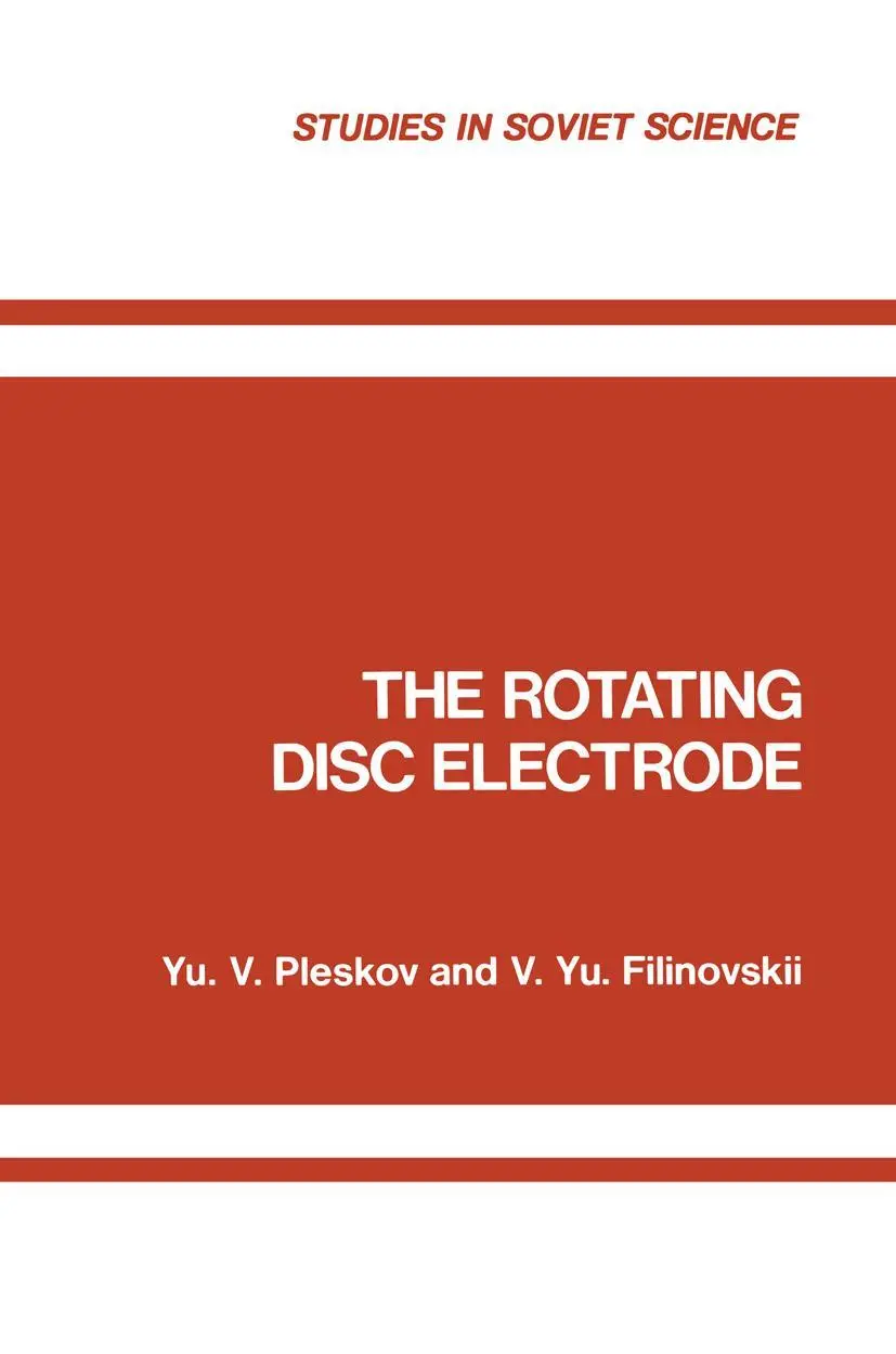 Cover: 9781461585633 | The Rotating Disc Electrode | Yu. V. Pleskov | Taschenbuch | xvii