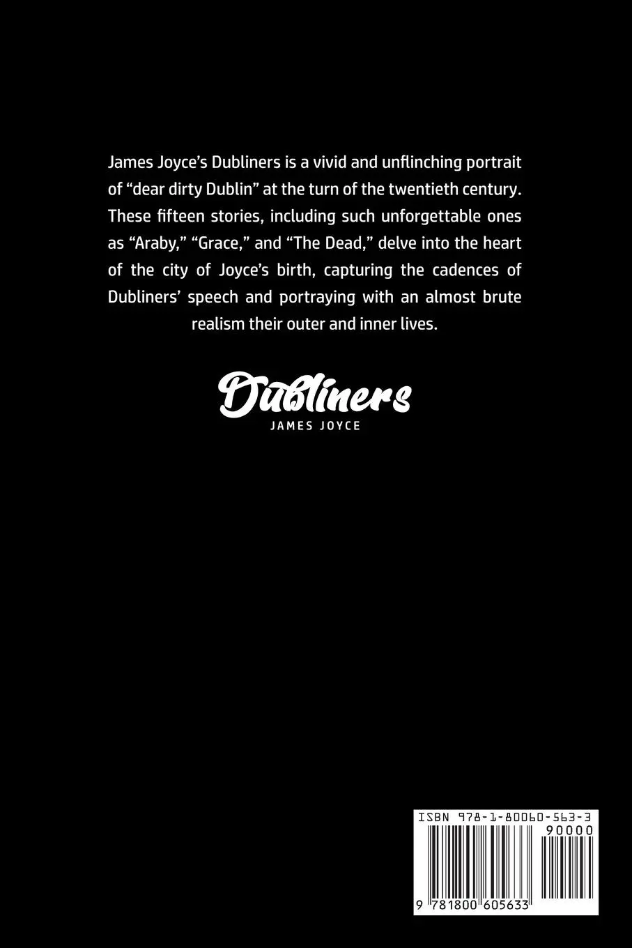 Rückseite: 9781800605633 | Dubliners | James Joyce | Taschenbuch | Kartoniert / Broschiert | 2020