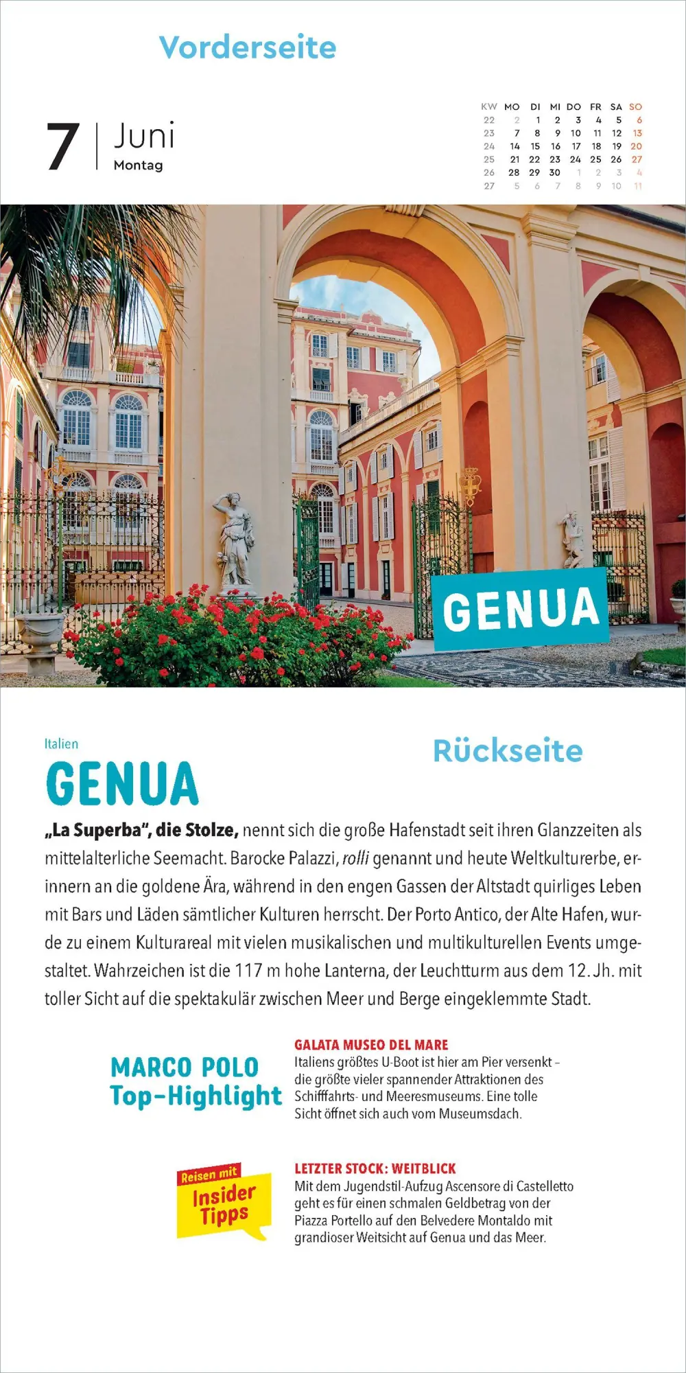 Bild: 9783965915633 | Abreißkalender MARCO POLO: Mit 365 Insidertipps durch Europa 2027