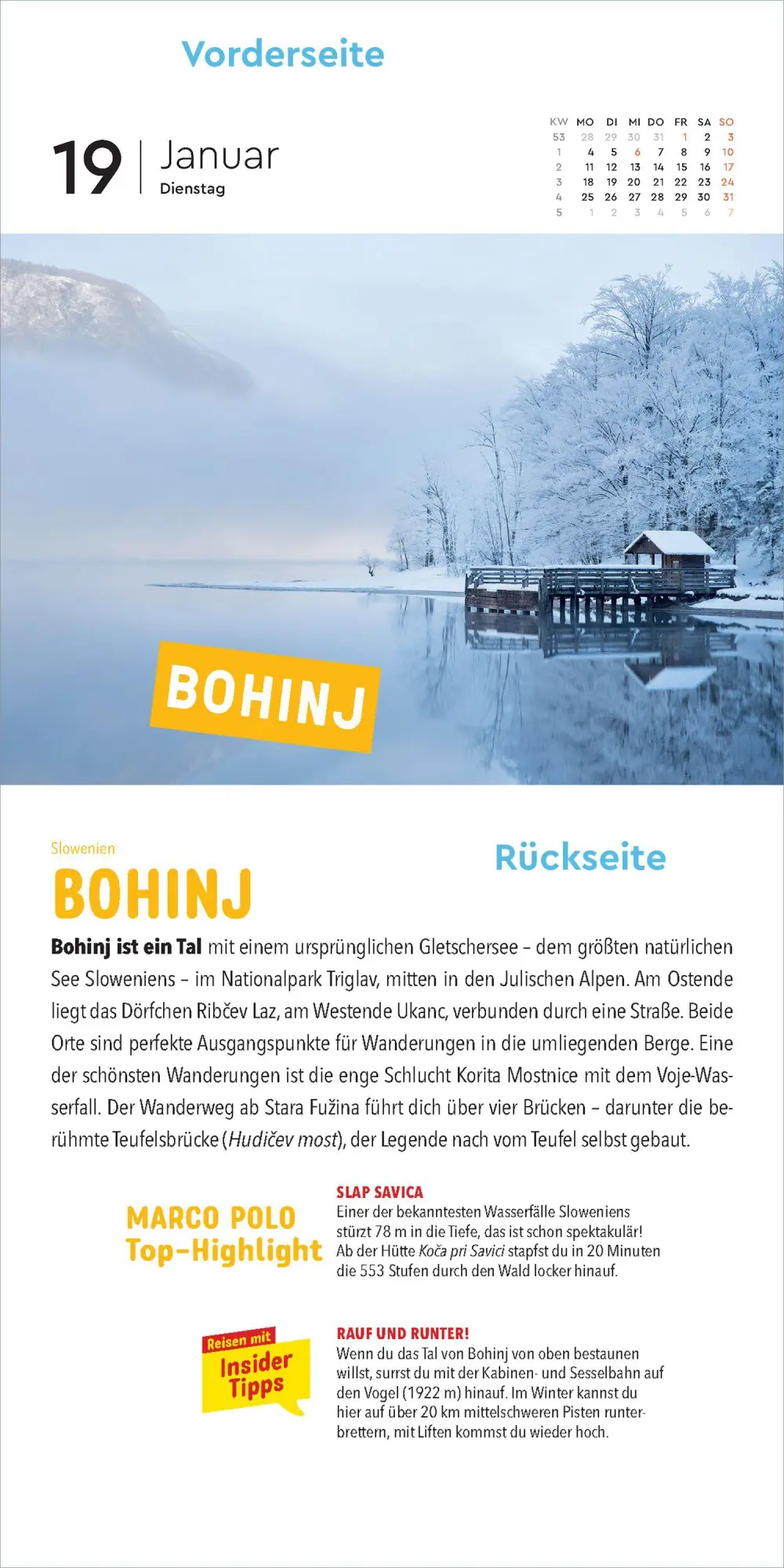 Bild: 9783965915633 | Abreißkalender MARCO POLO: Mit 365 Insidertipps durch Europa 2027
