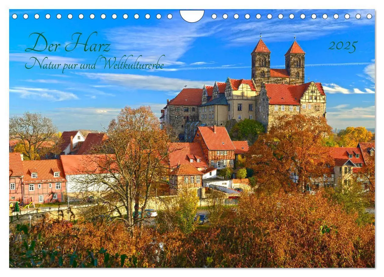 Cover: 9783435185733 | Harz Natur pur und Weltkulturerbe (Wandkalender 2025 DIN A4 quer),...
