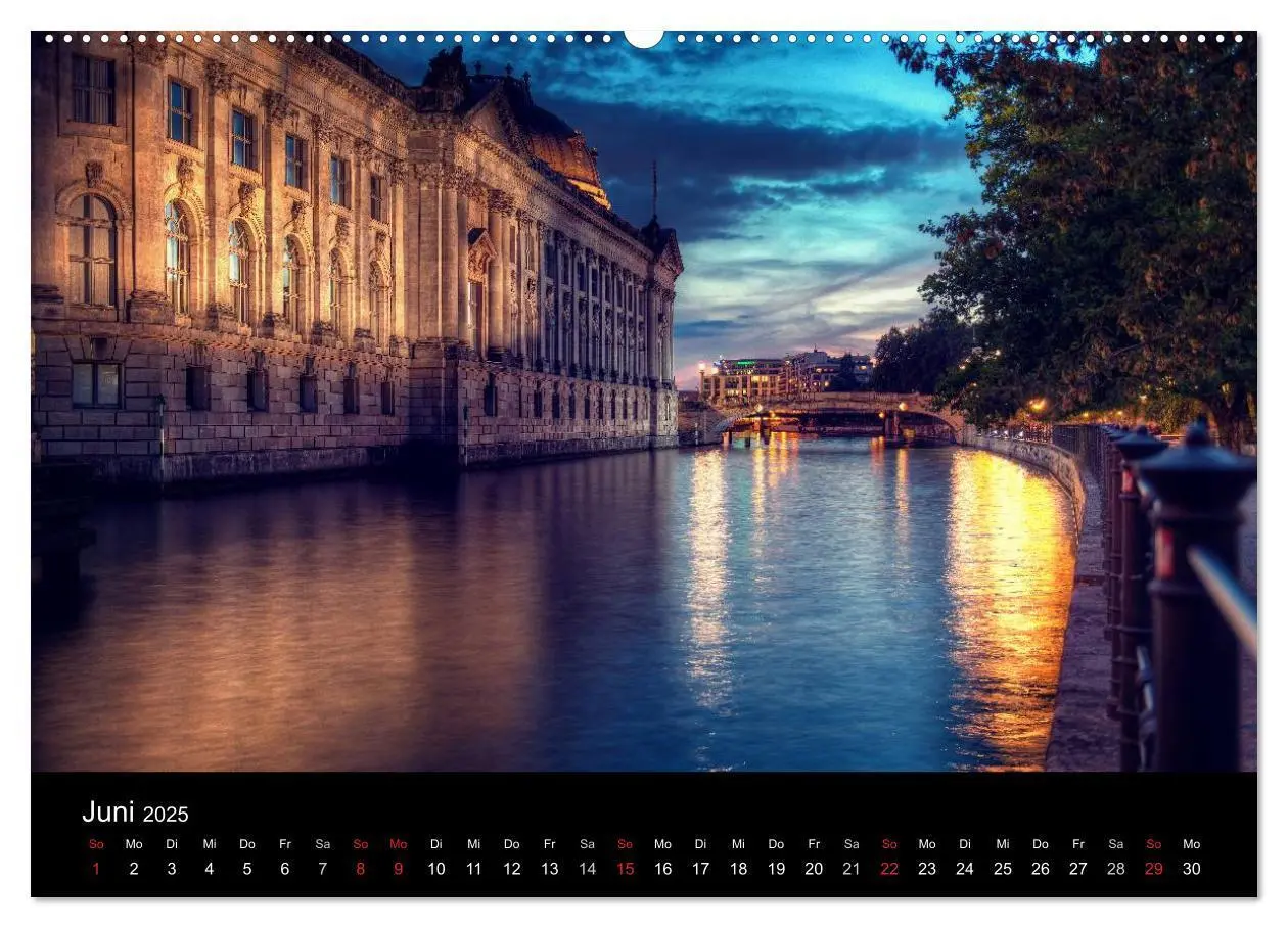 Bild: 9783435565733 | Berlin zwischen Tag und Nacht (Wandkalender 2025 DIN A2 quer),...