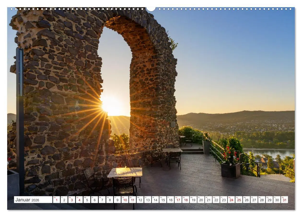 Bild: 9783457275733 | Unterwegs - Rhein-Burgen-Weg (hochwertiger Premium Wandkalender...