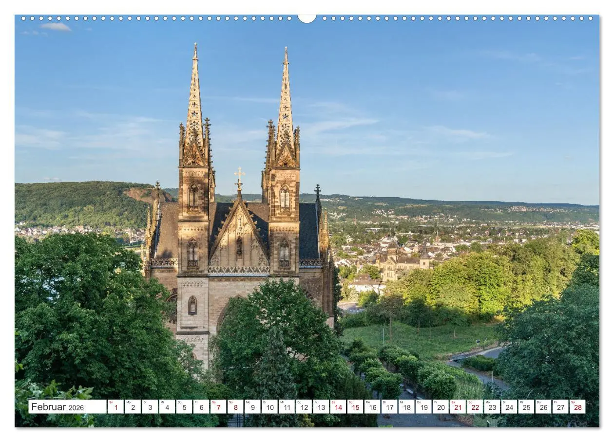 Bild: 9783457275733 | Unterwegs - Rhein-Burgen-Weg (hochwertiger Premium Wandkalender...