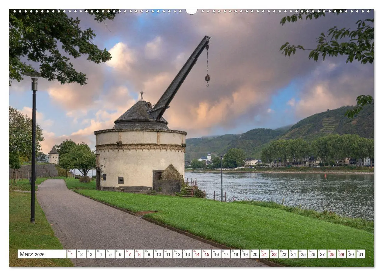Bild: 9783457275733 | Unterwegs - Rhein-Burgen-Weg (hochwertiger Premium Wandkalender...