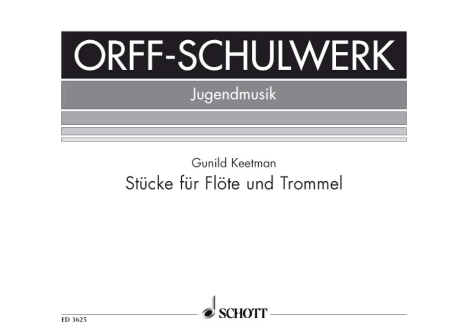 Cover: 9783795795733 | Stücke für Flöte und Trommel | Gunild Keetman | Buch | 24 S. | Deutsch