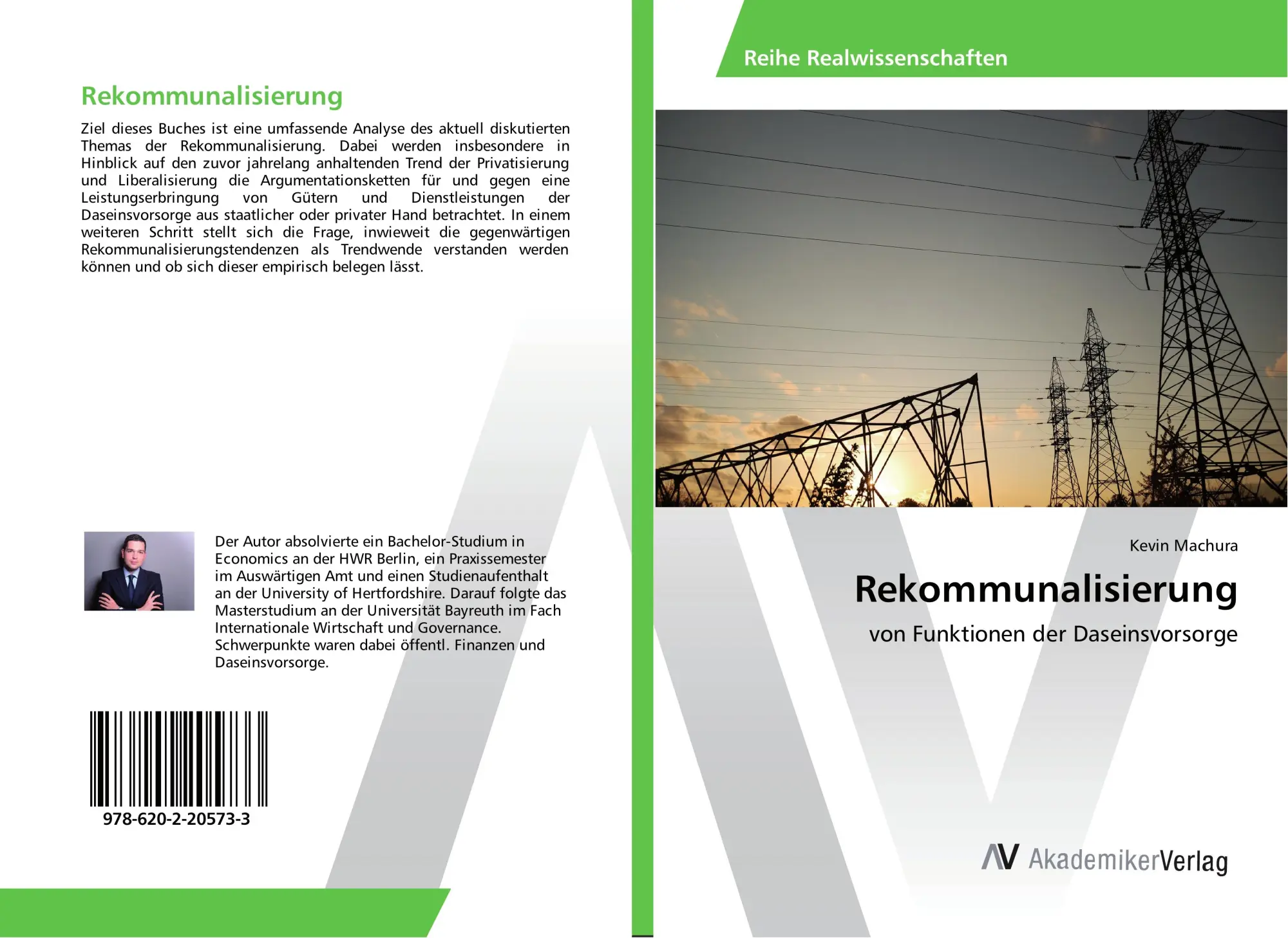 Cover: 9786202205733 | Rekommunalisierung | von Funktionen der Daseinsvorsorge | Machura