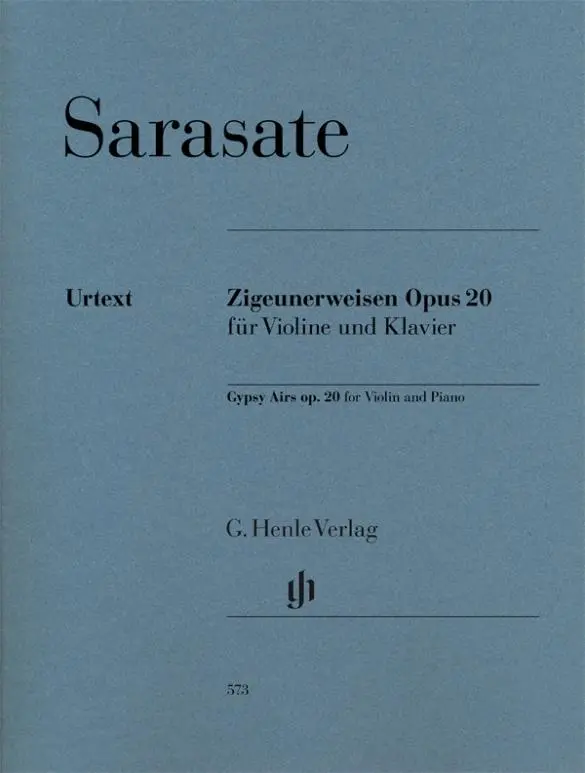 Cover: 9790201805733 | Zigeunerweisen op. 20 für Violine und Klavier | Pablo de Sarasate
