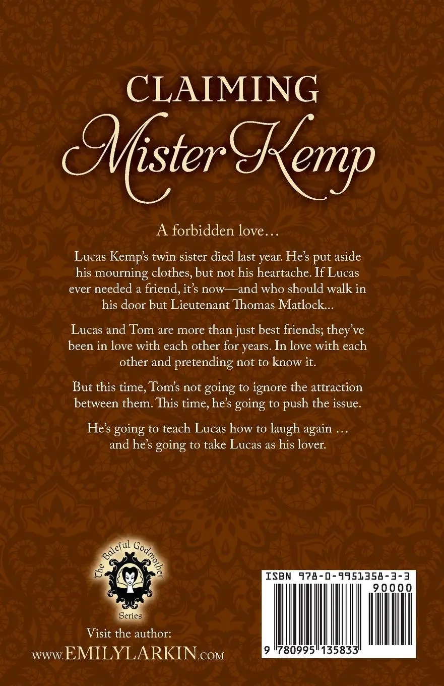 Rückseite: 9780995135833 | Claiming Mister Kemp | Emily Larkin | Taschenbuch | Englisch | 2020