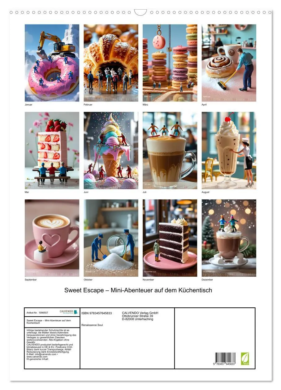Bild: 9783457645833 | Sweet Escape - Mini-Abenteuer auf dem Küchentisch (Wandkalender...