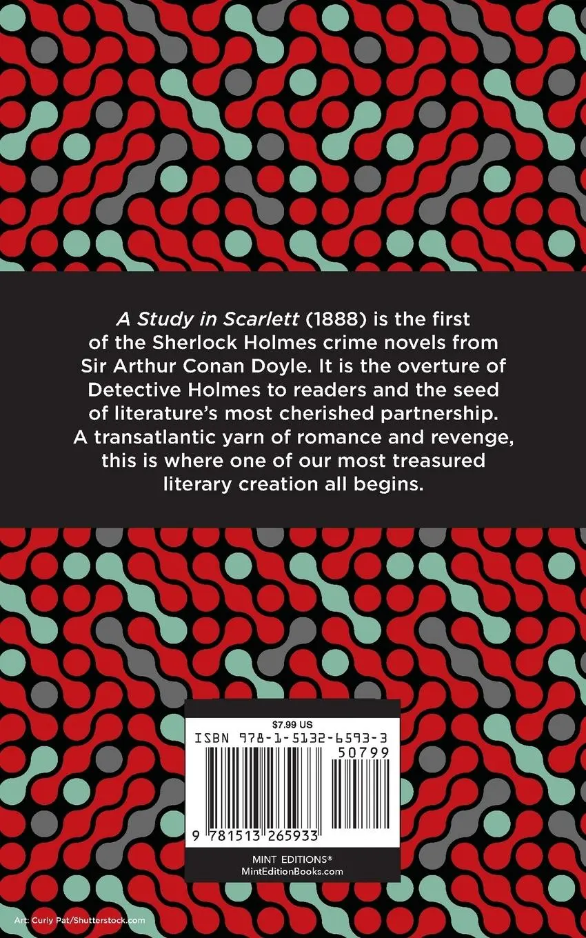 Rückseite: 9781513265933 | A Study in Scarlet | Arthur Conan Doyle | Taschenbuch | Englisch