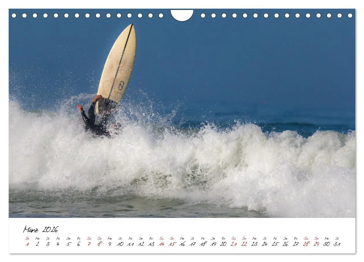 Bild: 9783457565933 | Surfen in der Bretagne (Wandkalender 2026 DIN A4 quer), CALVENDO...