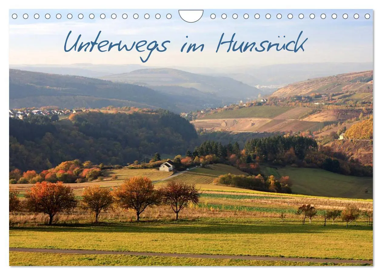 Cover: 9783516035933 | Unterwegs im Hunsrück (Wandkalender 2026 DIN A4 quer), CALVENDO...