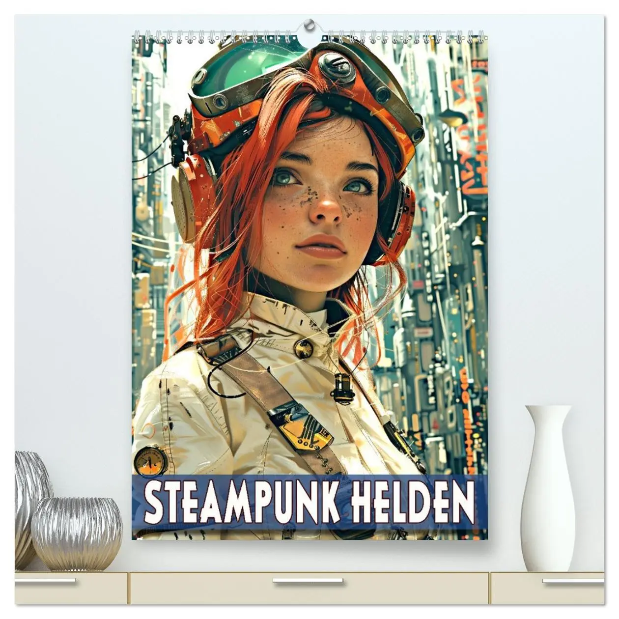 Cover: 9783516275933 | Steampunk Helden (hochwertiger Premium Wandkalender 2026 DIN A2...