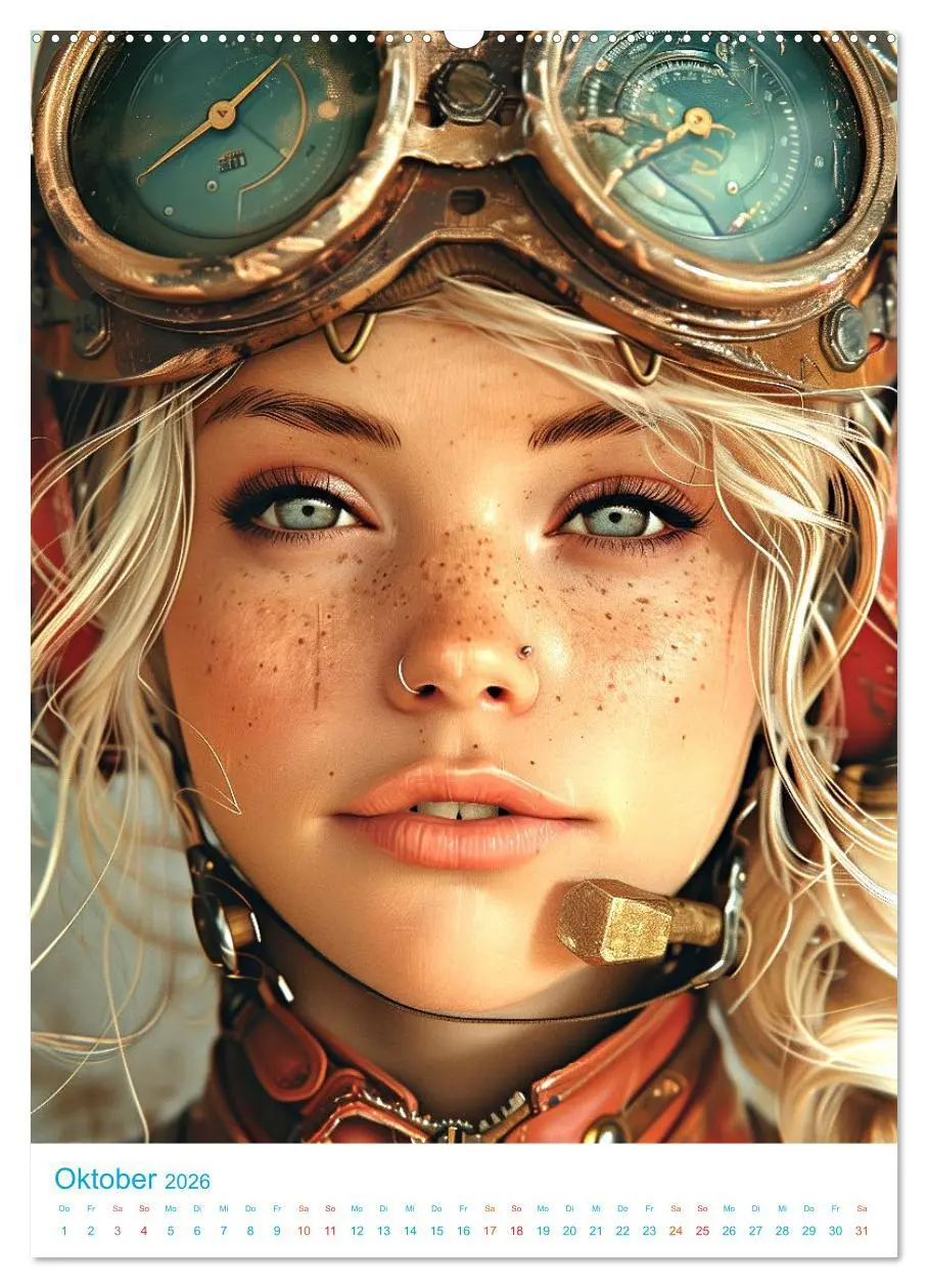 Bild: 9783516275933 | Steampunk Helden (hochwertiger Premium Wandkalender 2026 DIN A2...