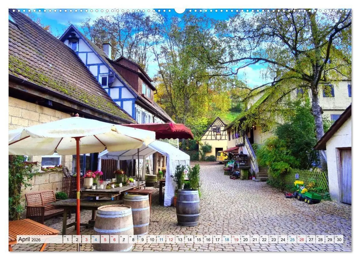 Bild: 9783516725933 | Rund um Tübingen und Schönbuch (Wandkalender 2026 DIN A2 quer),...