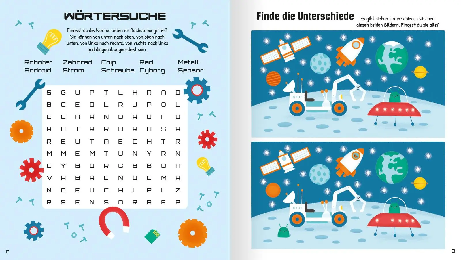 Bild: 9783741525933 | Roboter Rätselspaß (Mint-Spaßbuch) | Penny Worms | Taschenbuch | 80 S.