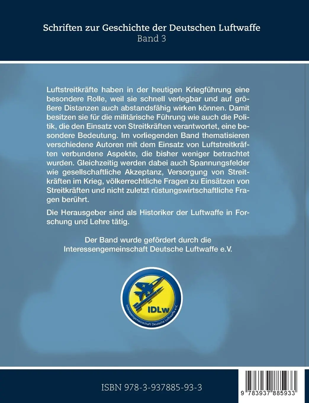 Rückseite: 9783937885933 | Luftwaffe und Luftkrieg | Eberhard Birk (u. a.) | Taschenbuch | 268 S.