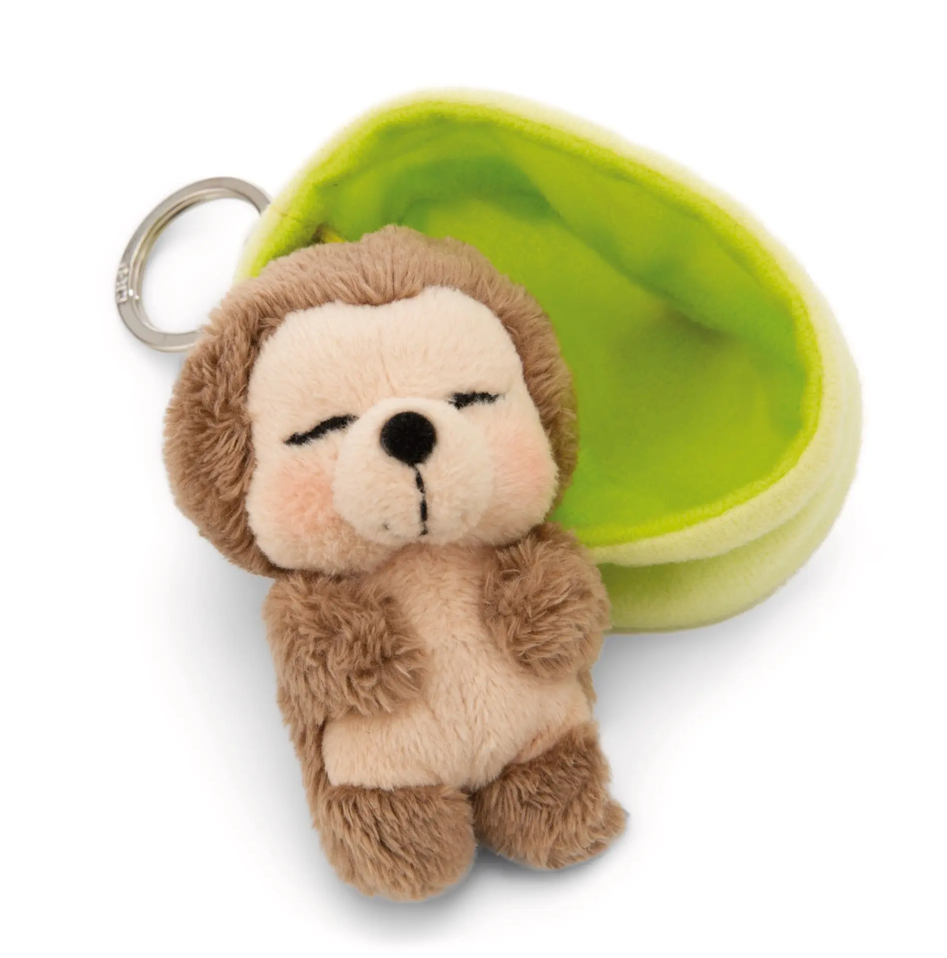Cover: 4012390616033 | Nici 61603 Schlüsselanhänger Sleeping Pets Igel 8cm Körbchen | 61603