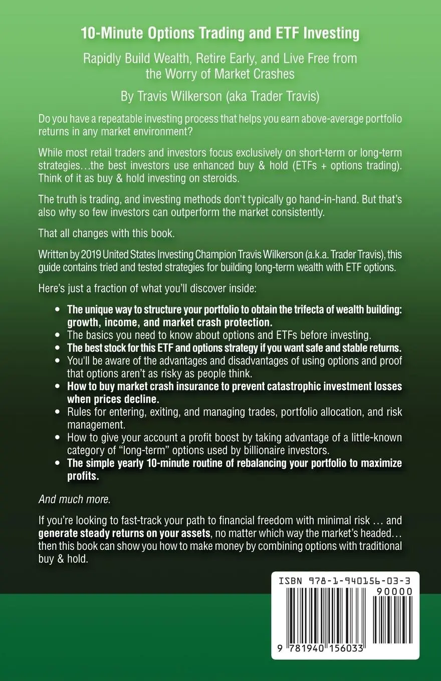 Rückseite: 9781940156033 | 10-Minute Options Trading and ETF Investing | Travis Wilkerson | Buch