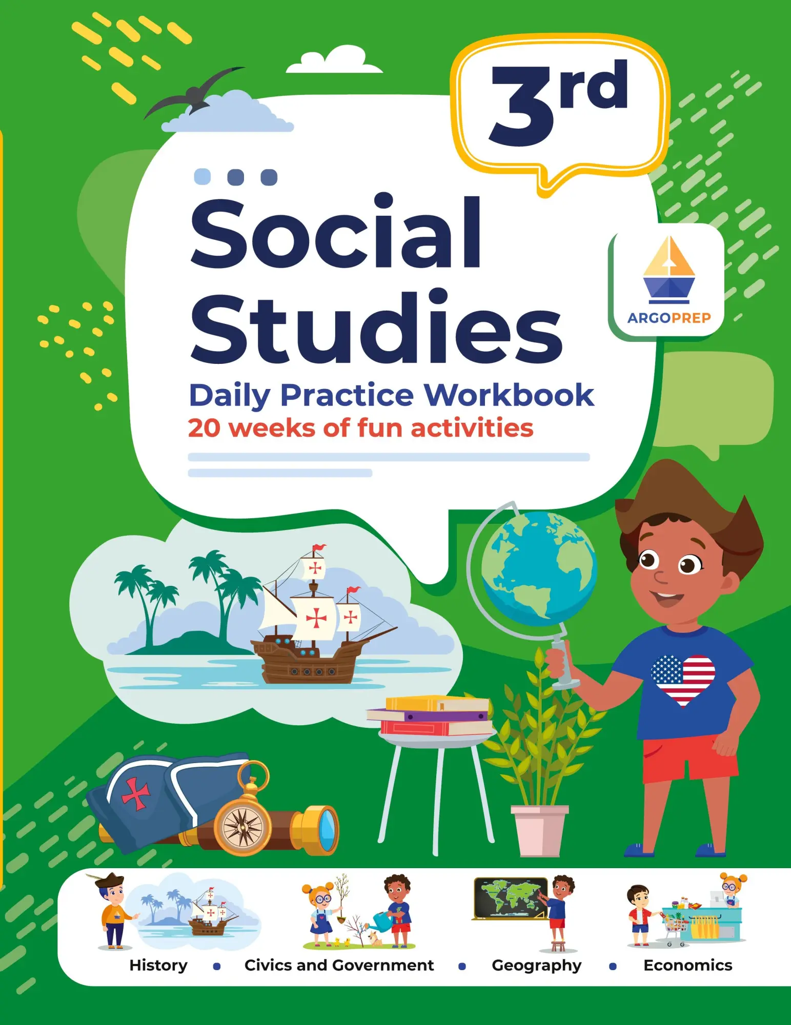 Cover: 9781962936033 | 3rd Grade Social Studies | Argoprep | Taschenbuch | Englisch | 2023