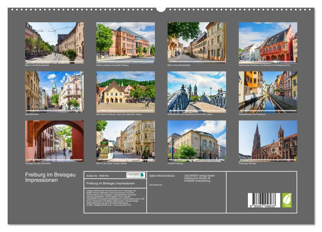 Bild: 9783457456033 | Freiburg im Breisgau Impressionen (hochwertiger Premium...