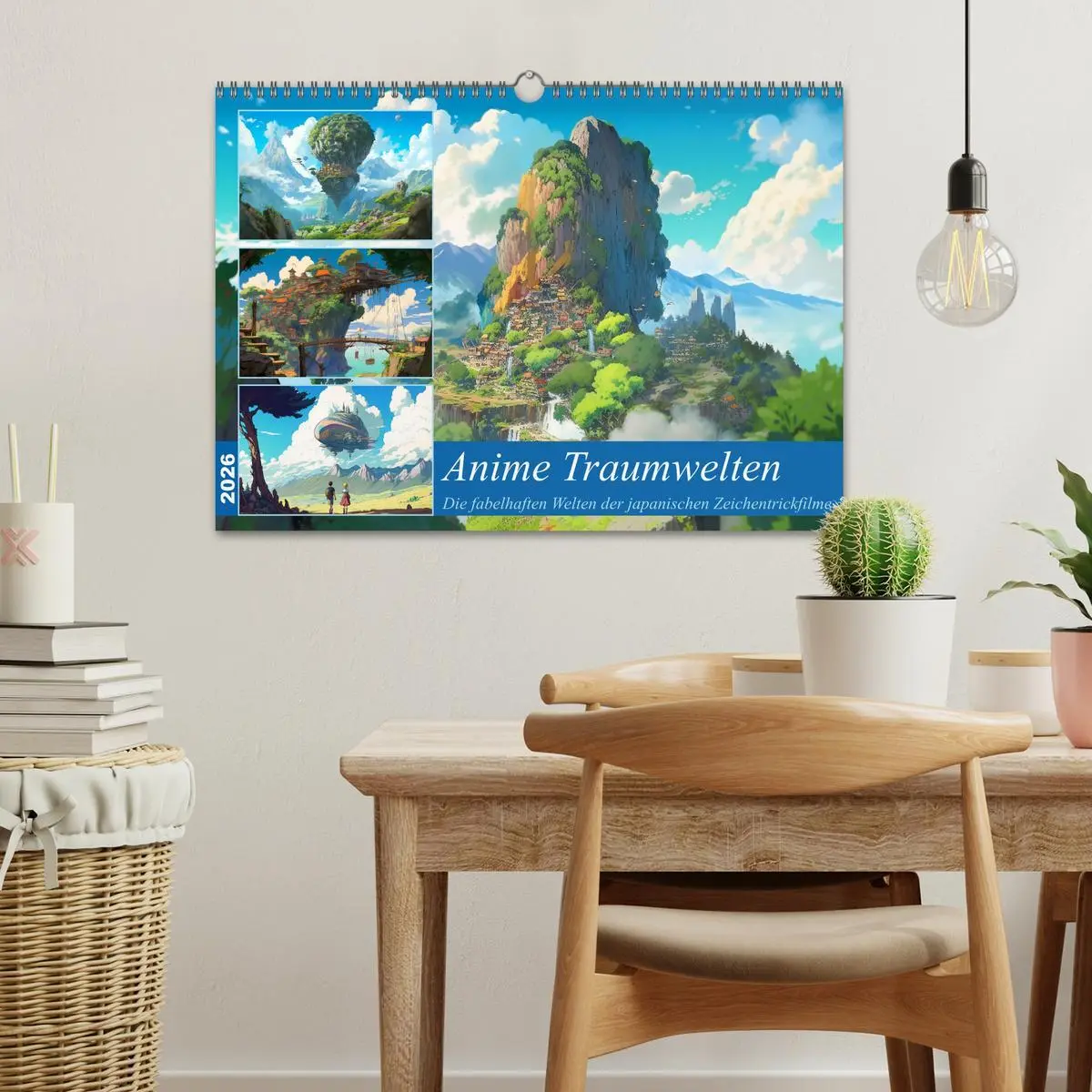 Bild: 9783457526033 | Anime Traumwelten (Wandkalender 2026 DIN A3 quer), CALVENDO...
