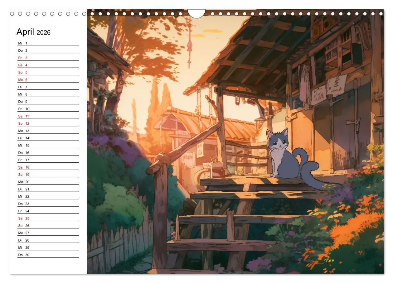 Bild: 9783457526033 | Anime Traumwelten (Wandkalender 2026 DIN A3 quer), CALVENDO...