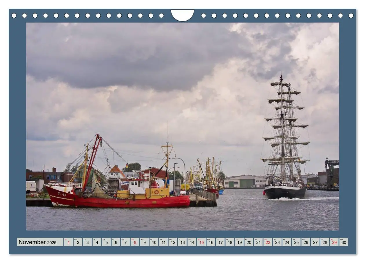 Bild: 9783516096033 | Büsum an der Nordsee (Wandkalender 2026 DIN A4 quer), CALVENDO...